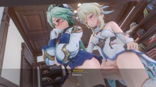Futaboi Lumine x Sucrose: Genshin hentai Futa pleasure! Full-0