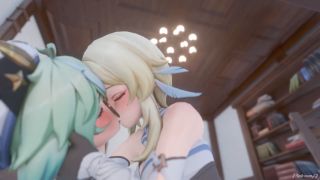 Futaboi Lumine x Sucrose: Genshin hentai Futa pleasure! Full-8