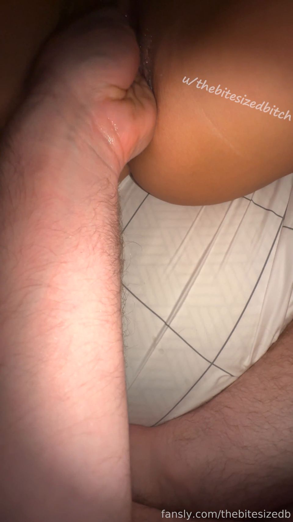 thebitesizedb-fansly 2025-06-28 You all will love this one Finally got a whole fist in me + dick This was 1