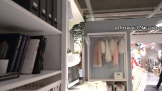 Nude Teen In IKEAs - Public-4