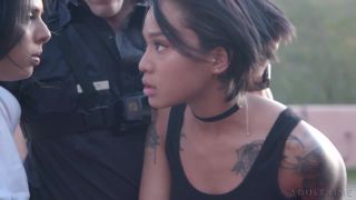 online xxx clip 19 Girls Under Arrest S1 E3 Two Vandals on lesbian girls secret foot fetish-3