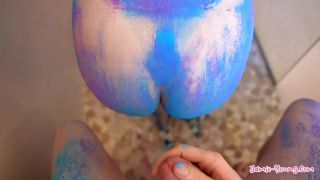 Facial - Jamie Young - Covered in colours and ized - POV-3