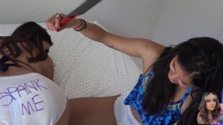 These two Girls have been Running Rampant Spanking Time.-0
