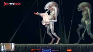2B NIER AUTOMATA BEING FUCKED BY GIANT ALIENSS ALL ANIMATIONS - ALIEN QUEST EVE-9