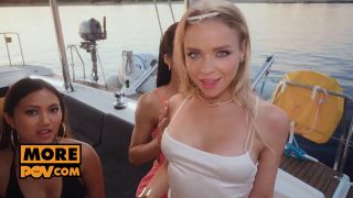 May Thai,Alexa Flexy,Lia Lin - Alexa Flexy, Lia Lin and May Thai fuck you in a dirty fourway boat fuck at sea-3