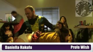 online clip 6 LatinSpanking – Cosplay Spanking Daniella Hakufu on cosplay the fetish couple-0