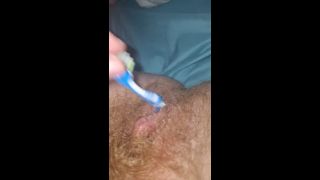 Ava Anson - Wet pussy close ASMR hot nd steamy under the covers stirring my pussy juice out with this toothbrush-0