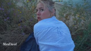 Model Mira - Summer Adventure - We Fucked out twice on a Public Beach (and got Caught) [720p] - Teen-3