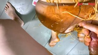 A MESSY spaghetti ANAL FUCK-4