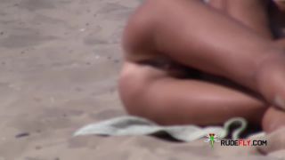 Sexy and nude on a no nudist  beach-9