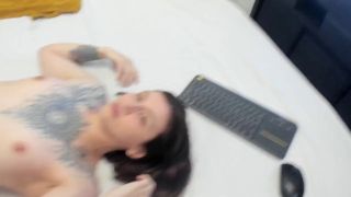 elliejerry - Throatfuck ends up with huge cumshot all over her pretty face-5