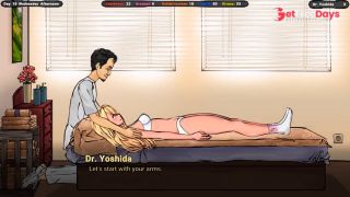 Horny masseur caresses sweet blondes clit-3