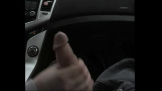 [Amateur] Car Handjob and Big Cumshot-3