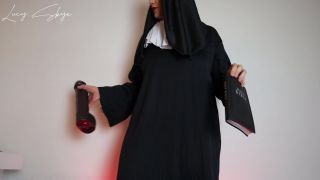 xxx clip 48 Lucy Skye – Satanic Nun BBC Worship Gay, slob fetish on pov -9