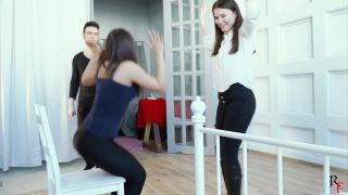 RussianFetish - Bend over and smile! - Masha and Iraida get ticklish situation Tickling!-0