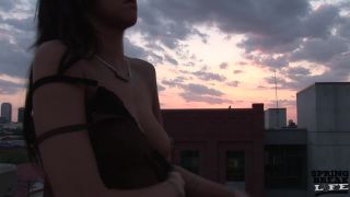 Ashley Grace Naked at Sunset and Around Downtown Tampa Public-0