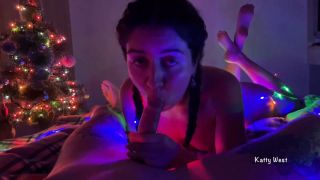 Katty West - Minipack 2 Made a guy a Christmas blowjob and swallowed his cum with pleasure-6
