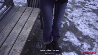 Petite Russian Teen Casting with Older Man in Reality Porn-7