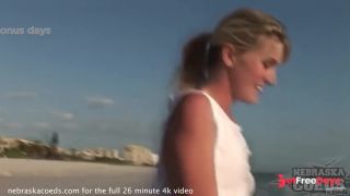 [GetFreeDays.com] Sunset Summer Naked Vibes With Hot Skinny Model Naked At The Beach In Tampa Florida Sex Video April 2023-1