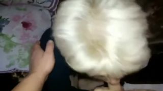 blonde wife sucking dick and trying anal sex-8