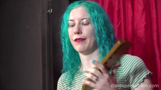   Femdom Clare Spanks Men - Lux Paddles You at the Office   Femdom-9