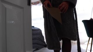 Bootyful nylon queen - POV Naughty Postman Takes Stocking-0