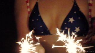 adult xxx clip 25 Angel Au Lait – Red White Blue Balls Cbt, severe femdom on fetish porn -1