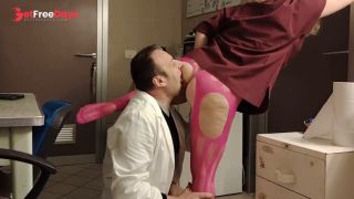 footjob in morgue with mega squirt in coroners face and cumshot on uniform-5