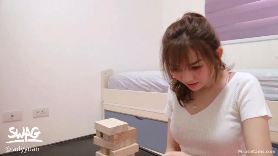 LadyYuan – Sexy Asian Girl Plays Strip Jenga and Fucks