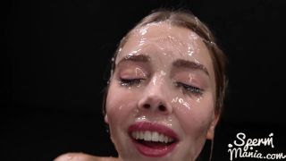 Spermmania Mary Popienses Sticky Bukkake Facial Quick Vie...-8
