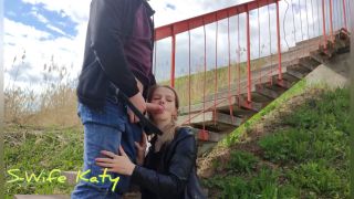 Crazy Public Sex Of A Beauty With A Creampie Right On An Highway - Public-0