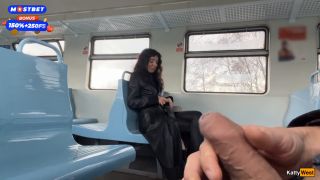 7191 Stranger Helped me Cum on Public Train and Walks around ...-2