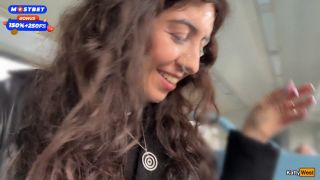 7191 Stranger Helped me Cum on Public Train and Walks around ...-7