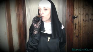 M@nyV1ds - MistressLucyXX - Cigar Smoking Nun-8