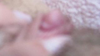 cuteblonde666 Extreme close up on my hairy pussy - Big Clits-2