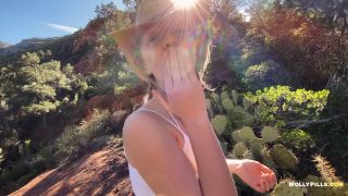 Cowgirl Rides Big Cock In The Mountains  Molly Pills  Outdoor Sex Pov 1080p-0