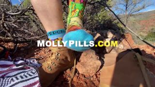 Cowgirl Rides Big Cock In The Mountains  Molly Pills  Outdoor Sex Pov 1080p-9