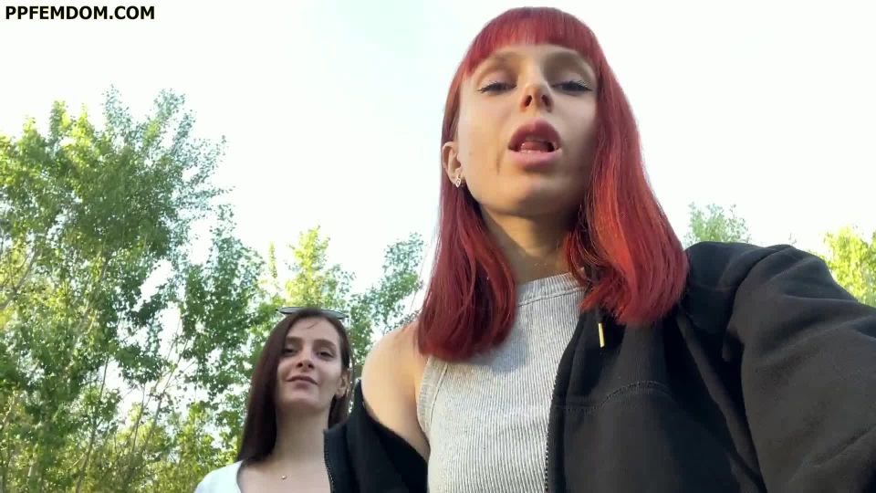 online porn video 4 femdom couple pov | PPFemdom – Two Mistresses Brought You to the Forest to POV Spit and Humiliate You and Then Leave You There | spit fetish