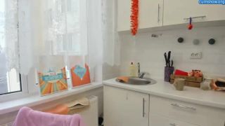 online clip 13 Skinny teen blonde Rannasemmel Solo in a Kitchen, free hardcore videos on solo female -2