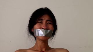 free porn video 41 hot brunette blowjob Princess Fucktoy – Tied to Chair and Mouth Taped, bondage on gangbang xxx-7