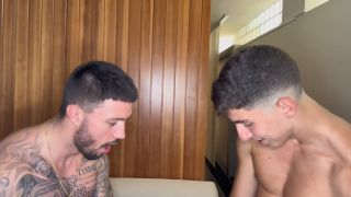 7190 Threesome in the Gym it was Impossible to do Sports with...-7