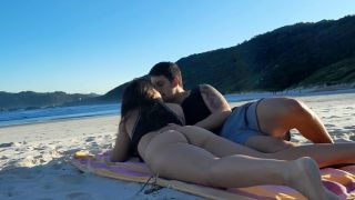 Verified Amateurs HOT couple on the beach-5