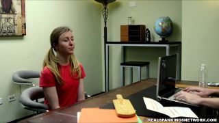 0713 Realspankings - Sadie Paddled By The Principal.-5