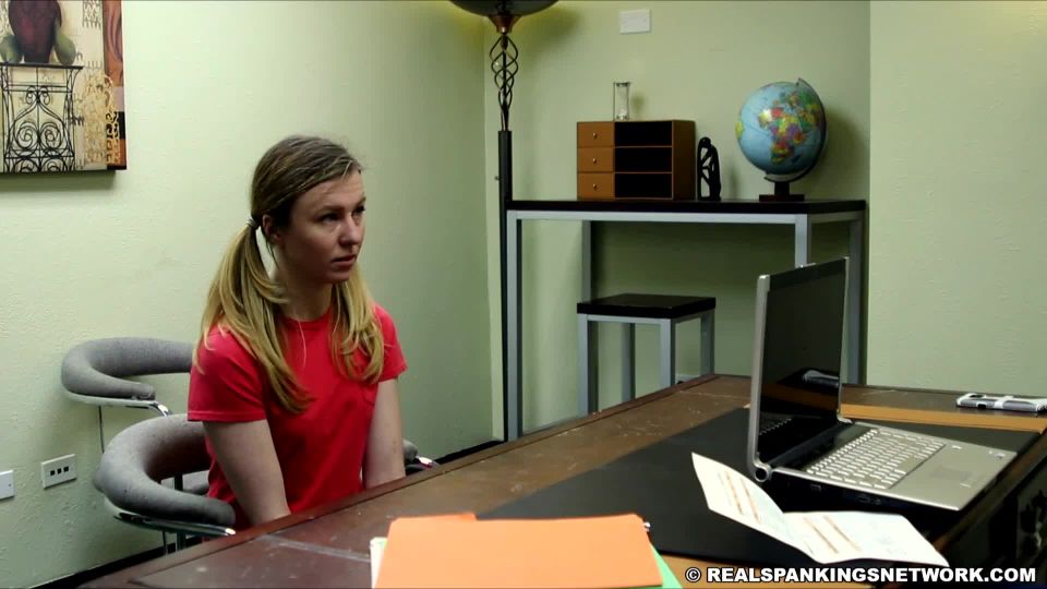 0713 Realspankings - Sadie Paddled By The Principal.