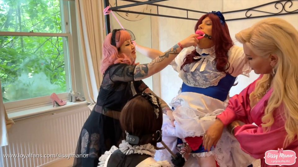 [K2S.CLUB] Sissy Manor - Miss Patricia, Ava Von Medisin - Tied Tickled Torment And Toilet Brush Part 2 - HD 1280P