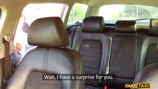 Blonde Explores Cabbie's Cock and  Balls-5