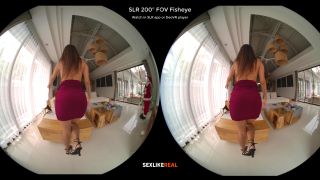 BrandiQs VR Seduction: Join Her in Crimson Temptation!-3