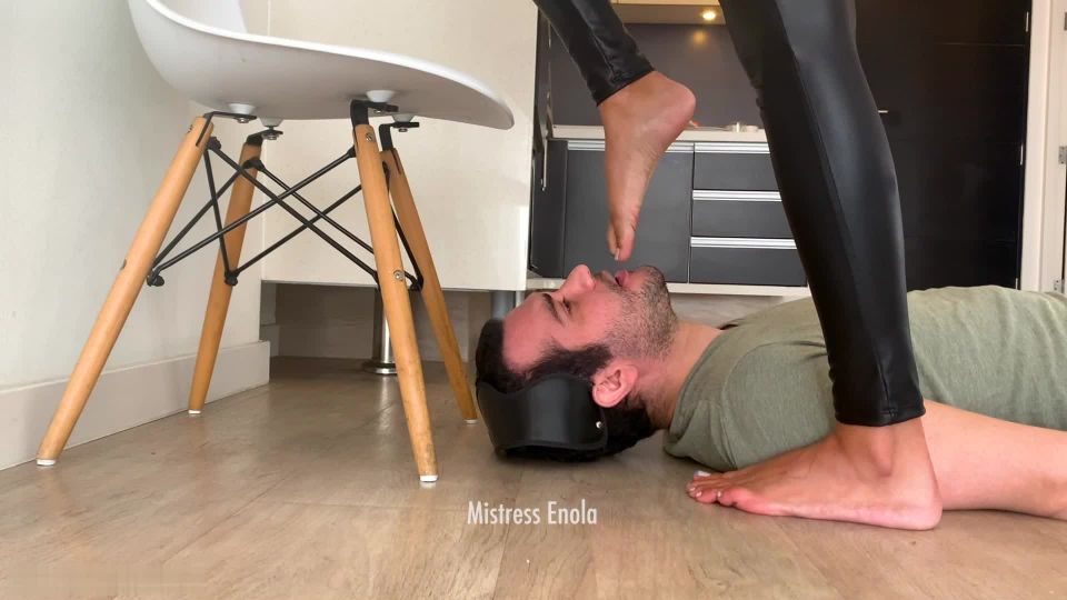 adult video clip 42 Mistress Enola – Boyfriend Foot Gagging Surprise, best fetish porn on femdom porn 