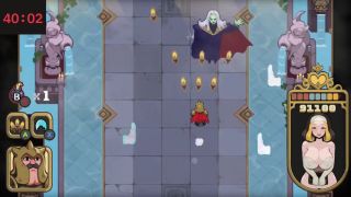 Cartoon Juno Plays ButtKnight Speedrun Hard Mode, Stages 1-4-3