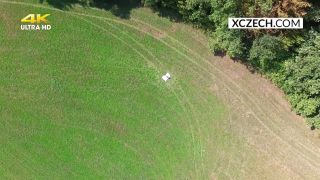 Teen Christine Is Masturbating Outdoor And Aerial Drone Watching Her.-2